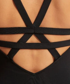 New 🌟 Seafolly Ladies Seafolly Collective Deep V One Piece Black 🧨 -Seafolly Sales Shop 10634 942 Black 5