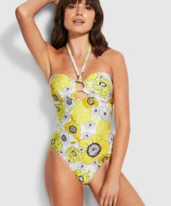 Best reviews of 😍 Seafolly Ladies ☀️ Summer Of Love Ring Front One Piece Wild lime 😍