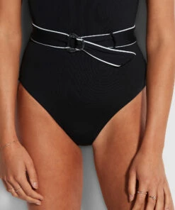 Buy π Seafolly Ladies Active V Neck Maillot Black π 9 Buy π Seafolly Ladies Active V Neck Maillot Black π -Seafolly Sales Shop 11028 058 Black 5