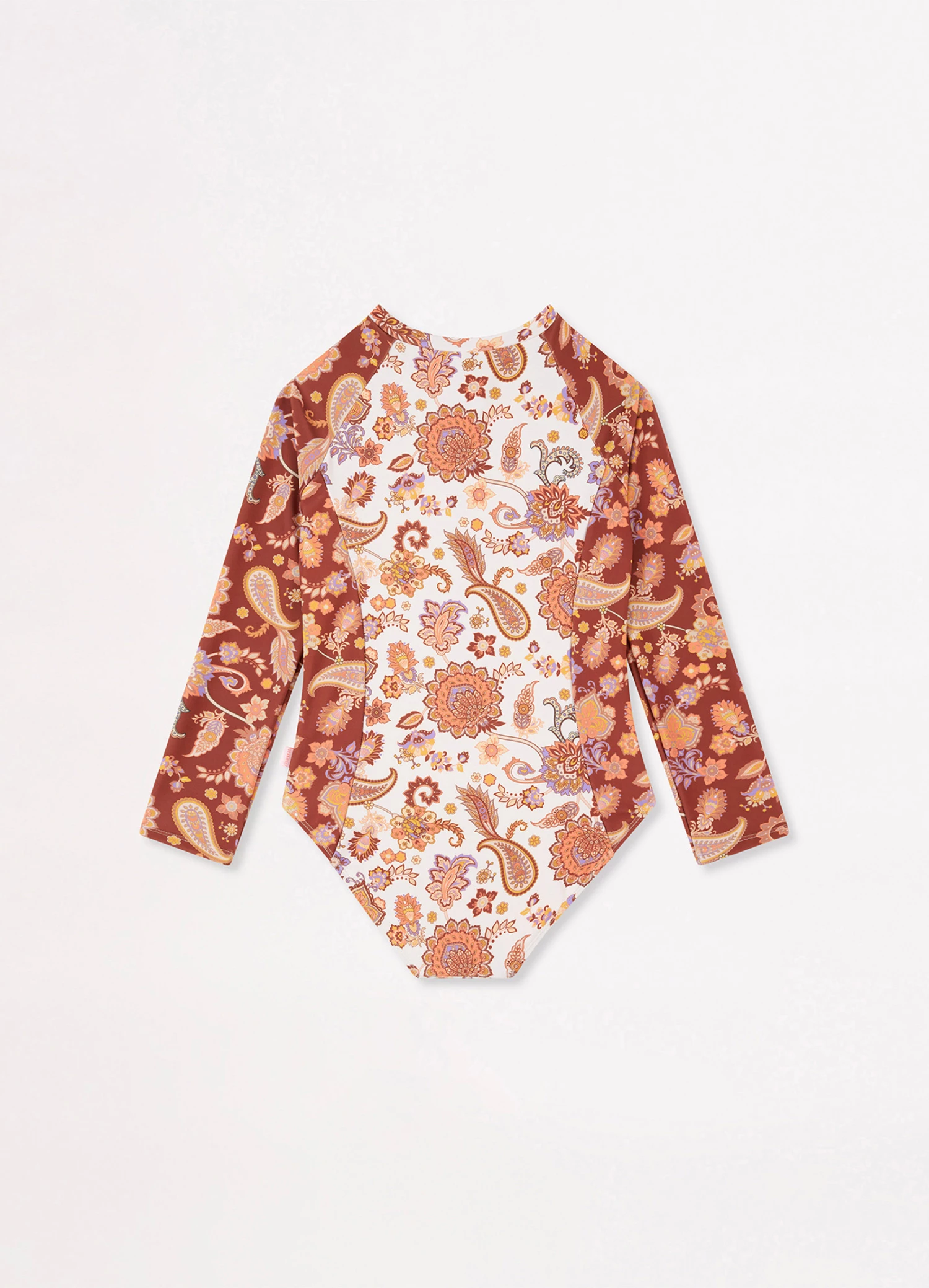 Cheap π€© Seafolly Girls Retro Girls Long Sleeve Paddlesuit Paisley βοΈ 2 Cheap π€© Seafolly Girls Retro Girls Long Sleeve Paddlesuit Paisley βοΈ - Image 2