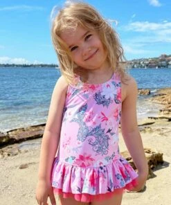 Budget 😍 Seafolly Girls Tutu One Piece Floral 👏