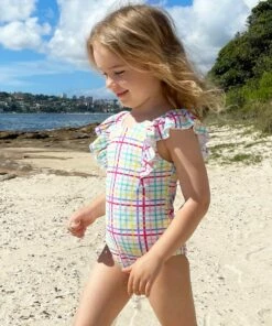 Flash Sale 🔥 Seafolly Girls Portofino Girls Ruffle One Piece 🔥