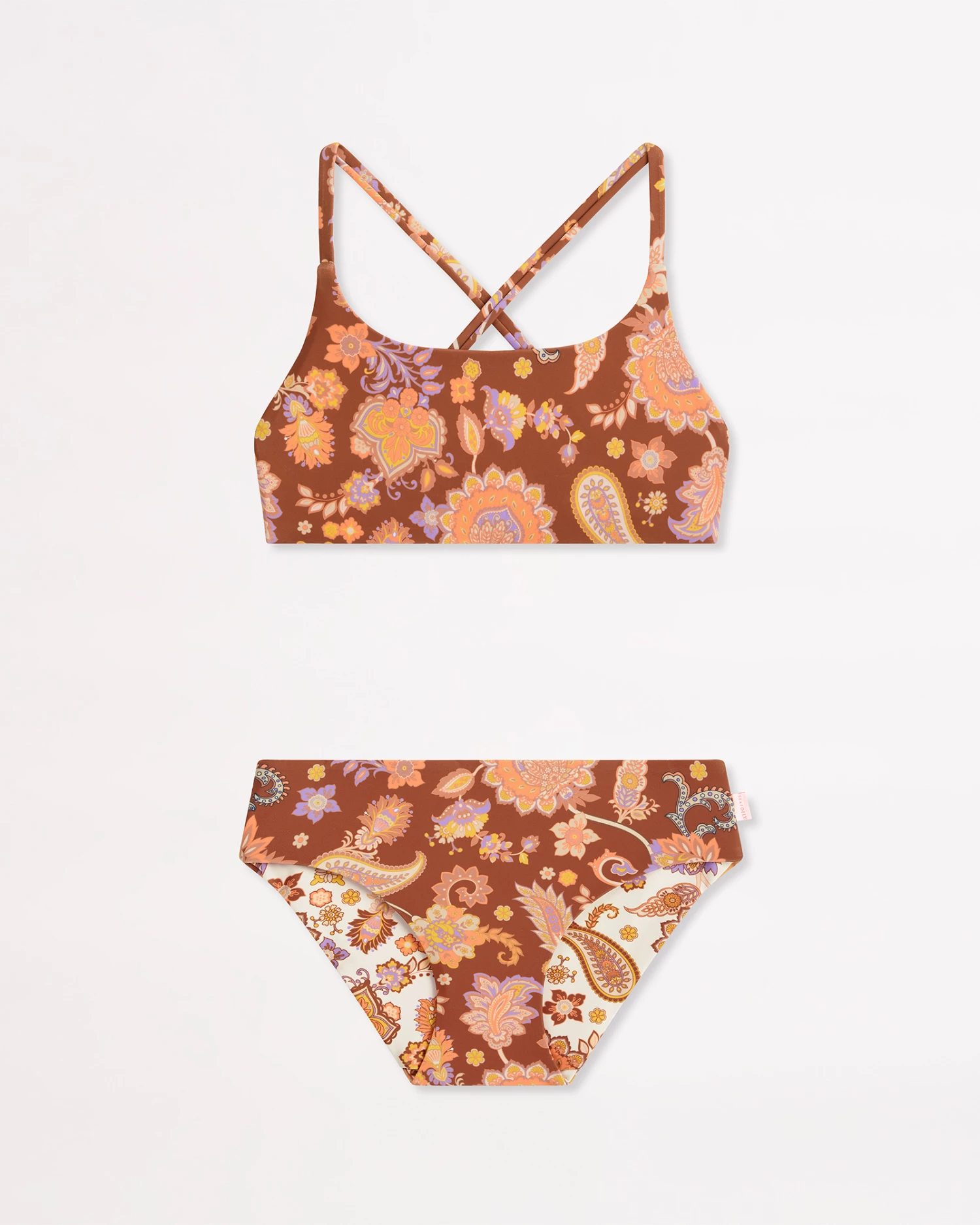 Discount π Seafolly Girls Retro Girls Reversible π Bikini Set Paisley βοΈ 1 Discount π Seafolly Girls Retro Girls Reversible π Bikini Set Paisley βοΈ