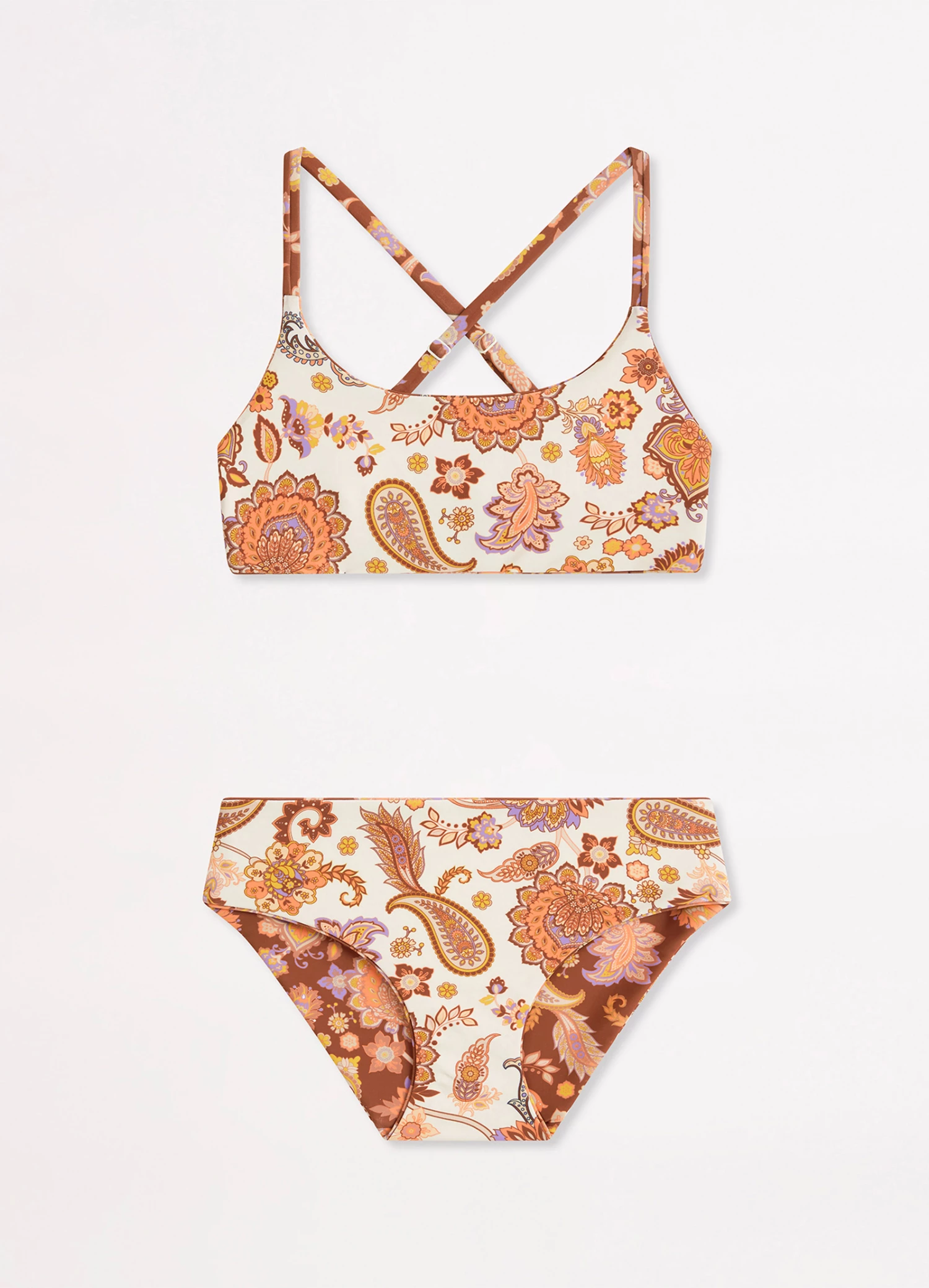 Discount π Seafolly Girls Retro Girls Reversible π Bikini Set Paisley βοΈ 2 Discount π Seafolly Girls Retro Girls Reversible π Bikini Set Paisley βοΈ - Image 2