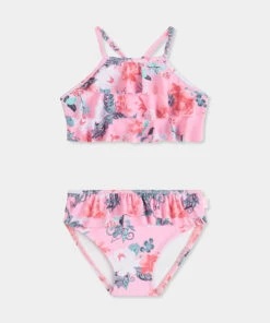 Brand new 💯 Seafolly Girls Ruffled 👙 Bikini Floral ⌛