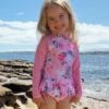 Discount 🛒 Seafolly Girls Ruffle Surf Set Floral 🎁