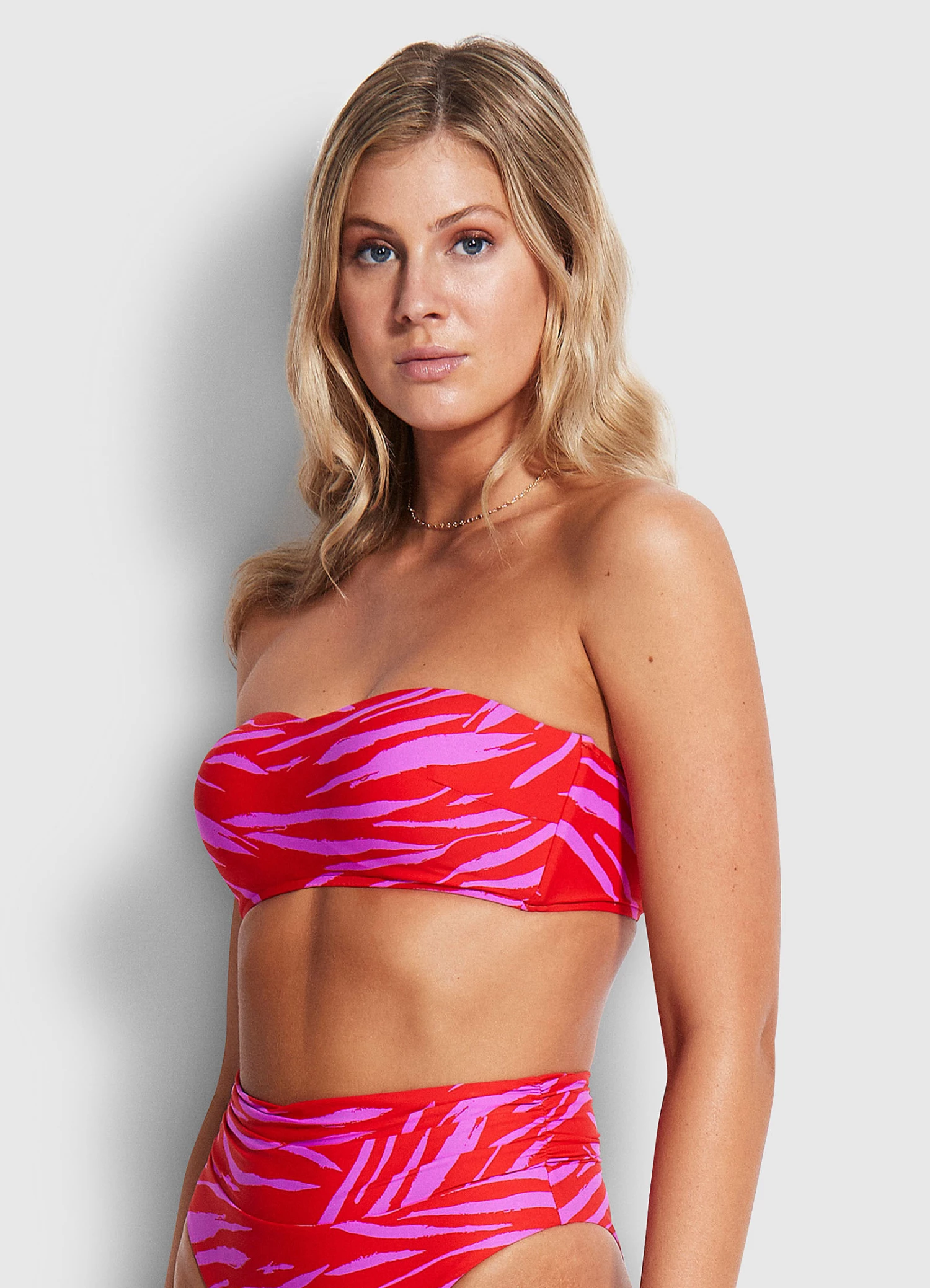 Buy π Seafolly Ladies Skin Deep Bustier Bandeau Mandarin red β€οΈ 3 Buy π Seafolly Ladies Skin Deep Bustier Bandeau Mandarin red β€οΈ - Image 3
