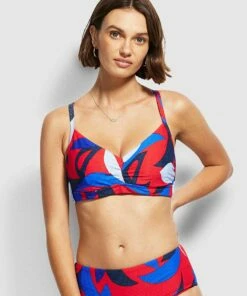 Wholesale 💯 Seafolly Aloha DD Bralette 👙 Bikini Top Chilli ⭐