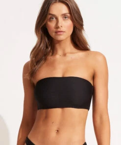 Cheap 🎉 Seafolly Essentials Tube Top Black 🛒