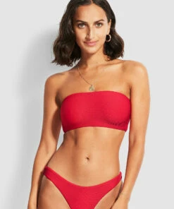 New 😀 Seafolly Essentials Tube Top Chilli ⭐