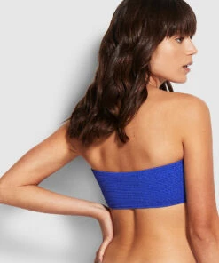 Hot Sale 👍 Seafolly Ladies Sea Dive Tube Top Cobalt 👏 -Seafolly Sales Shop 31034 861 Cobalt 4