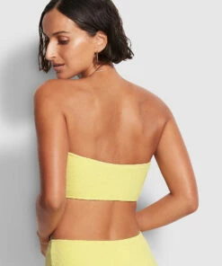 New 🎁 Seafolly Ladies Sea Dive Tube Top Lime light 🎁 -Seafolly Sales Shop 31034 861 Limelight 4