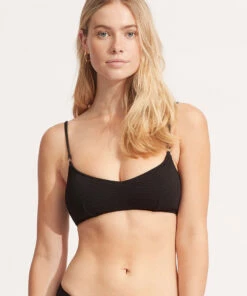 Best deal 🧨 Seafolly Ladies Sea Dive Bralette Black 👍