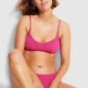 Top 10 🛒 Seafolly Ladies Sea Dive Bralette Fuchsia rose 🌟
