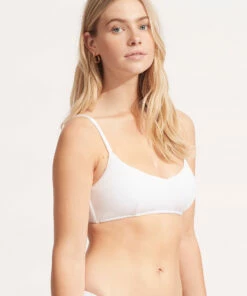 Flash Sale 🔔 Seafolly Ladies Sea Dive Bralette White 🤩 -Seafolly Sales Shop 31173 861 White 3