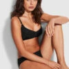 Discount 🔔 Seafolly Ladies Costa Bella Bralette Black ✔️