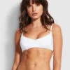 Buy 🔥 Seafolly Ladies Costa Bella Bralette White 🎉