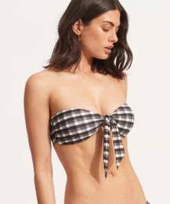 Hot Sale π Seafolly Ladies Portofino Twist Tie Front Bandeau Black π₯ 8 Hot Sale π Seafolly Ladies Portofino Twist Tie Front Bandeau Black π₯ -Seafolly Sales Shop 31187 939 Black 3