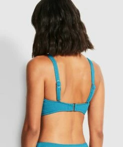 Budget 🔥 Seafolly Ladies Seadive DD Bandeau Bra Blue grass 💯 -Seafolly Sales Shop 31206DD861 BlueGrass 4