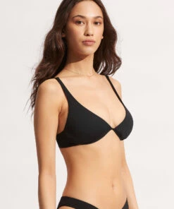 Best reviews of 💯 Seafolly Ladies Seafolly Collective Split Underwire Bra Black 🔔 -Seafolly Sales Shop 31216 942 Black 3