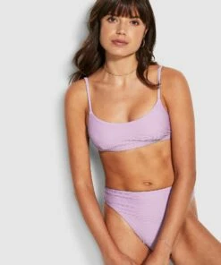 Cheap π Seafolly Ladies Essentials Bralette Lilac π€©