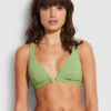 Flash Sale 😍 Seafolly Ladies Belize Longline Tri Green tea 🧨
