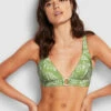 Cheap 🛒 Seafolly Ladies Folklore Longline Tri Green tea 🧨