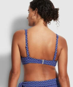 Brand new 👍 Seafolly Ladies Cleo DD Fixed Tri Bra Indigo 🧨 -Seafolly Sales Shop 31306DD874 Indigo 4