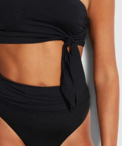Best reviews of 👏 Seafolly Ladies Active One Shoulder Top Black 👏 -Seafolly Sales Shop 31342 058 Black 4
