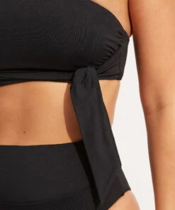 Top 10 ❤️ Seafolly Ladies Seafolly Collective One Shoulder Top Black 🛒 -Seafolly Sales Shop 31342 942 Black 6