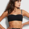 Outlet 👏 Seafolly Ladies Active Bandeau Bra Black 🔔