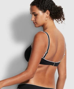 Discount ✨ Seafolly Ladies Active DD Bandeau Bra Black 🎁 -Seafolly Sales Shop 31363DD058 Black 4