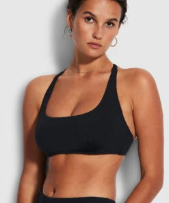 Best deal ⭐ Seafolly Ladies Seafolly Collective DD Scoop Neck Halter Black 🔔