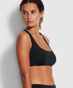 Best deal ⭐ Seafolly Ladies Seafolly Collective DD Scoop Neck Halter Black 🔔 -Seafolly Sales Shop 31368DD942 Black 3