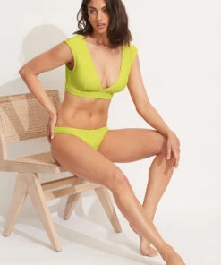 Wholesale ❤️ Seafolly Ladies Riviera Cap Sleeve Top Wild lime 🧨