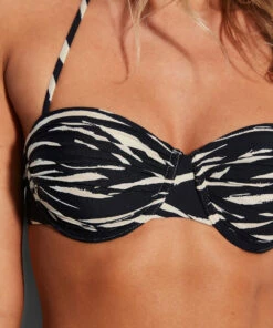 Discount 👏 Seafolly Ladies Skin Deep Bustier Bra Black 🎉 -Seafolly Sales Shop 31382 940 Black 6