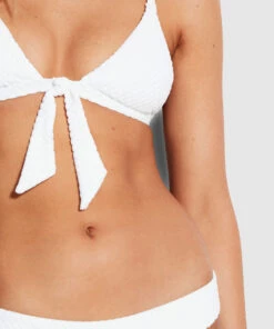 Budget 💯 Seafolly Ladies Riviera Fixed Tri Top White 😀 -Seafolly Sales Shop 31388 929 White 5