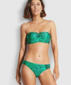 Best reviews of 👏 Seafolly Ladies Wild Ones Hipster 👙 Bikini Pants Jade 👏