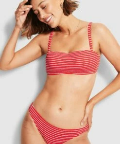 Best reviews of ❤️ Seafolly Ladies Seaside Stripe Hipster Chilli red ⭐