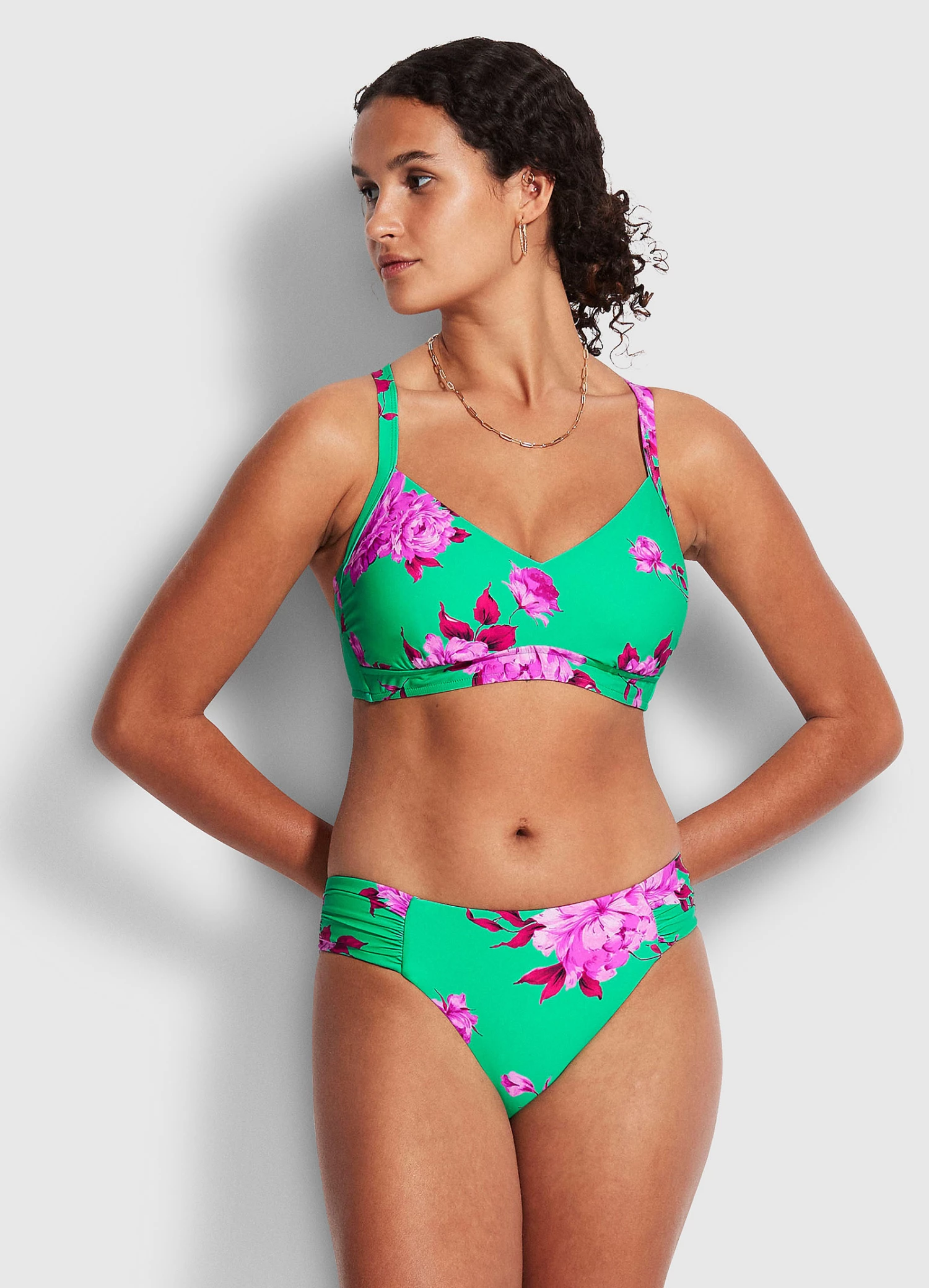Best Pirce π Seafolly Ladies Full Bloom Ruched Side Retro Pant Jade π― 1 Best Pirce π Seafolly Ladies Full Bloom Ruched Side Retro Pant Jade π―