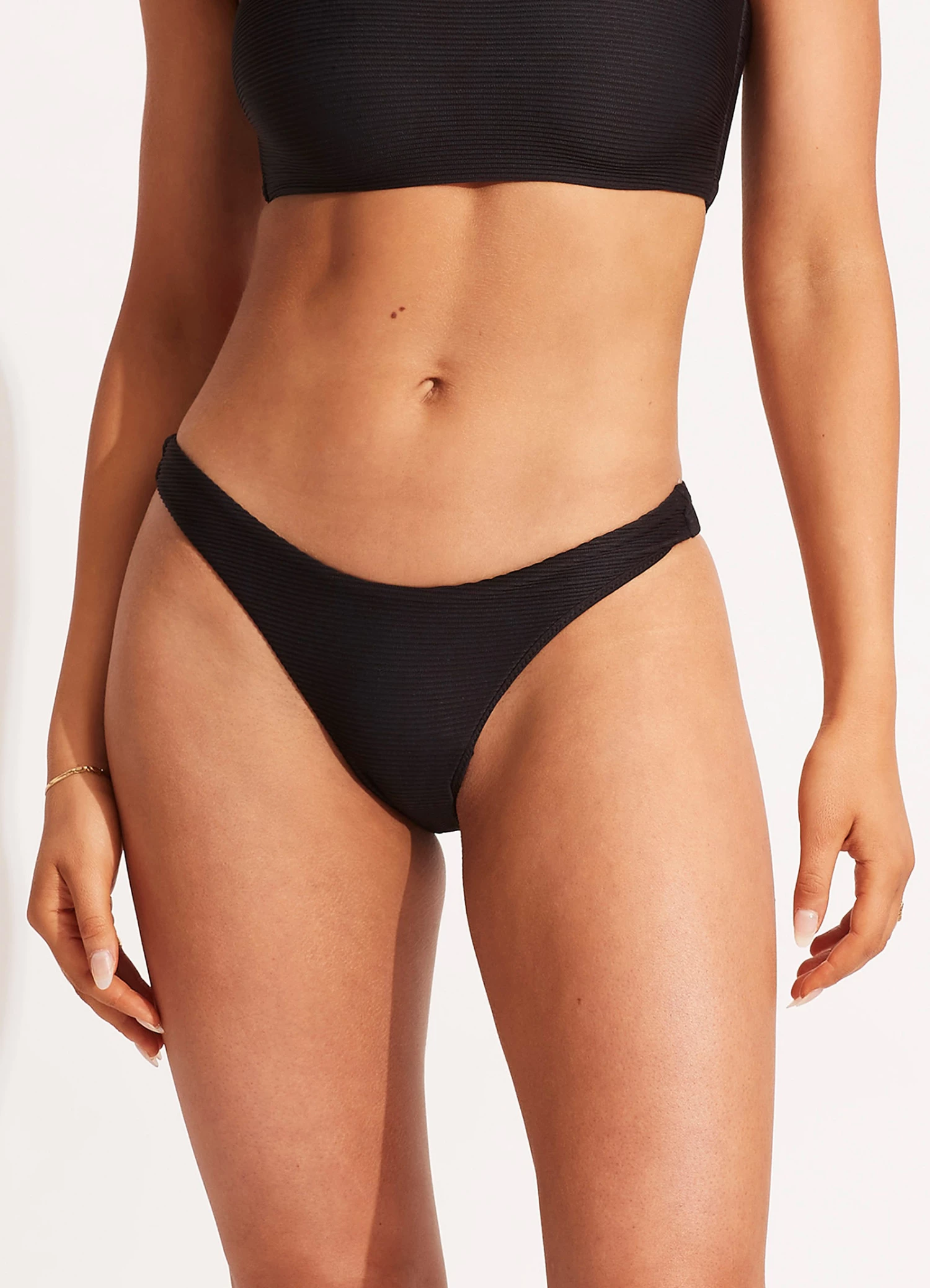 Promo π Seafolly Essentials High Cut Pant Black π 2 Promo π Seafolly Essentials High Cut Pant Black π - Image 2