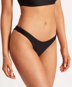 Promo π Seafolly Essentials High Cut Pant Black π 8 Promo π Seafolly Essentials High Cut Pant Black π -Seafolly Sales Shop 40305 640 Black 3