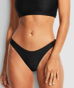 Promo π Seafolly Essentials High Cut Pant Black π 10 Promo π Seafolly Essentials High Cut Pant Black π -Seafolly Sales Shop 40305 640 Black 5