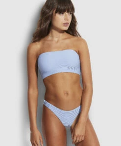 Buy 🎁 Seafolly Ladies Essentials High Cut Pant Blue belle ✔️