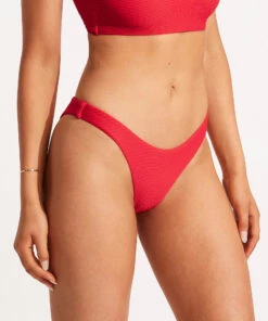 Best reviews of 🎉 Seafolly Essentials High Cut Pant Chilli 🌟 -Seafolly Sales Shop 40305 640 Chilli 4