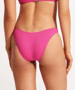 Cheapest 🛒 Seafolly Ladies Sea Dive High Cut Pant Fuchsia rose ⭐ -Seafolly Sales Shop 40305 861 FuchsiaRos 5