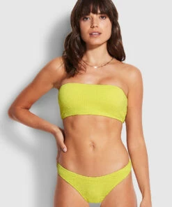 Wholesale 🧨 Seafolly Ladies Sea Dive High Cut Pant Wild lime 💯