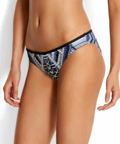 Brand new 🔥 Seafolly Desert Tribe Hipster 👙 Bikini Pant Bluestone 👍
