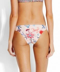 Cheap 😀 Seafolly Ladies Water Garden Multi Rouleau Brazilian 👙 Bikini Pants Petal ✔️ -Seafolly Sales Shop 40450 489 Petal 3