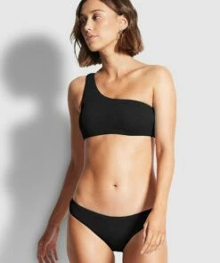 Outlet 🧨 Seafolly Ladies Sea Dive Hipster Pant Black 😀